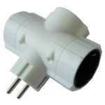 GAO 0131H Grounded T Distributor 3, White
