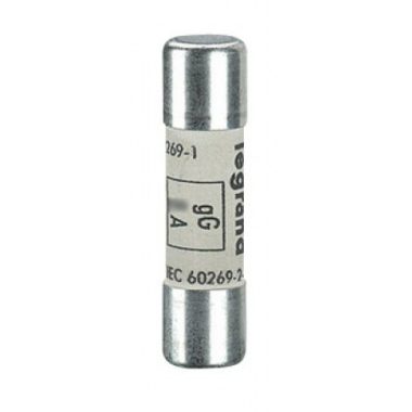 LEGRAND 013302 Lexic cylindrical fuse 2A gG 10 x38 without trip indicator