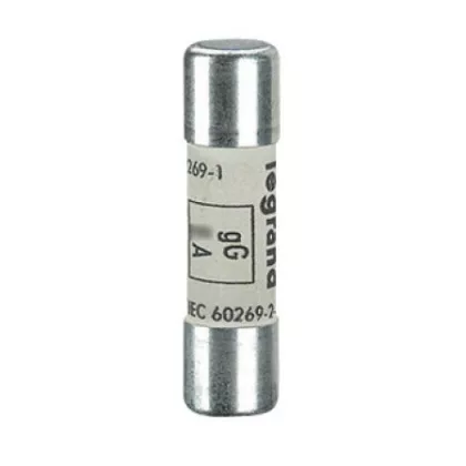   LEGRAND 013302 Siguranță cilindrică Lexic 2A gG 10 x38 fără indicator de topire