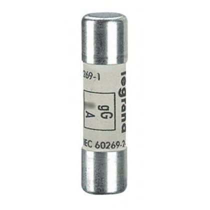   LEGRAND 013308 Lexic cylindrical fuse 8A gG 10 x38 without trip indicator