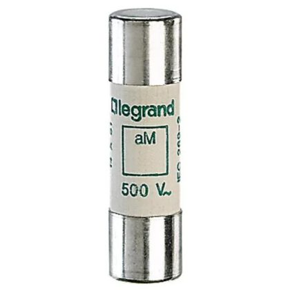   LEGRAND 014010 Lexic cylindrical fuse 10A aM 14 x51 without hammer