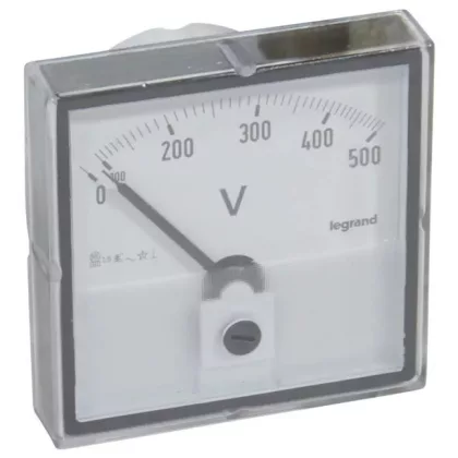   LEGRAND 014660 Lexic V mérő analóg 0-500V AC kerek kivágású