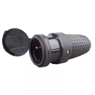 GAO 0146H Grounded Swing Connector (Rubber) Pin Cover, Black