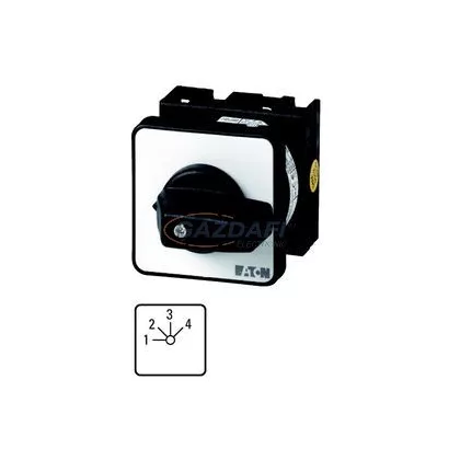   EATON 015124 T0-6-8271/E Vezérl. fokozatkapcsoló 3p 20A beépíthető, 4fok.