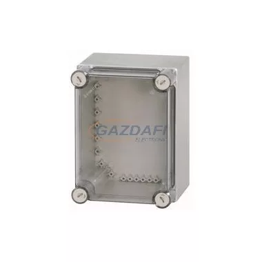 EATON 015154 CI23X-150 CI IP65 műanyag. elosztó Üres tok átlátszó fedéllel