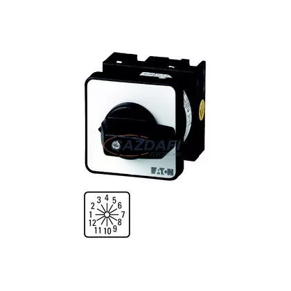   EATON 015424 T0-6-15253/E Vezérl. fokozatkapcsoló 1p 20A beépíthető