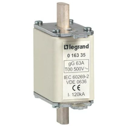 LEGRAND 016345 késes 00 gG 100A betét