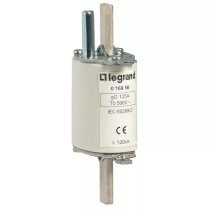 LEGRAND 016950 késes 0 gG 125A betét - tüskés