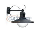   PHILIPS Topiary 0181630PN fali lámpa, 1x60W 230V E27, fekete