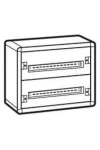LEGRAND 020002 XL3 160 2 sor 48 mod fém fali előszerelt elosztószekrény