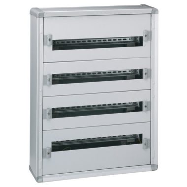 LEGRAND 020004 XL3 160 4 row 96 mod metal wall mounted distribution cabinet