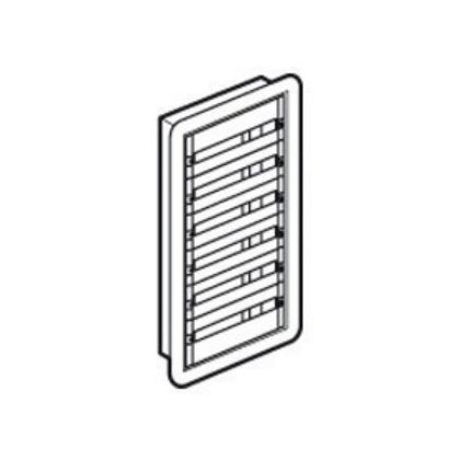   LEGRAND 020016 XL3 160 6 rows 144 mod recessed distribution cabinet