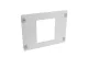LEGRAND 020338 XL3 400 mod. metal front plate for 1 SPX 3