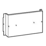 LEGRAND 020629 XL3 800 kész. rögz.lap külső kábeltokba DPX+dif