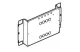 LEGRAND 020655 XL3 szerelőlap 850mm 1 v 2 DPX-IS 250-hez 36mod.