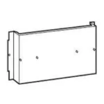 LEGRAND 020672 XL3 szerelőlap 850mm 1-3 DPX 250/630-hoz+dif 36mod.