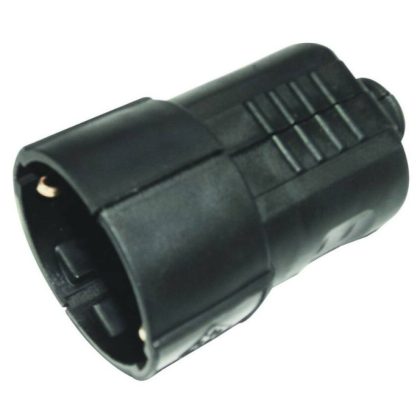 GAO 0207H Priza cablu (din plastic), negru