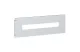 LEGRAND 020901 XL3 moduláris fém előlap 200mm 24mod csavarral