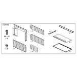   LEGRAND 021146 XL3 6300 állószekrény rekesz szett DMX3 2500/4000