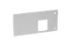 LEGRAND 021218 XL3 4000 fém előlap 300mm kikocsizható vízszintes DPX630-hoz