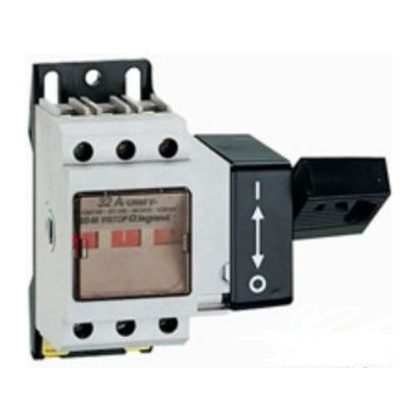   LEGRAND 022505 Vistop 32A 3P side with black arm, load break switch