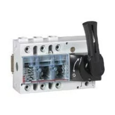 LEGRAND 022520 Vistop 100A 3P front, with black lever, for switch disconnector rail