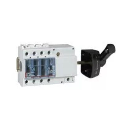   LEGRAND 022525 Vistop 100A 3P with side, black lever, for load break switch on rail