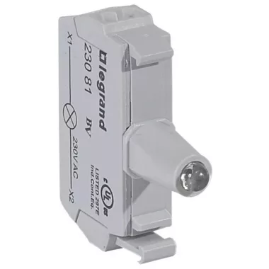 LEGRAND 022981 Osmoz csavaros aljzat - 2 Z/Ny 24V~/= - piros