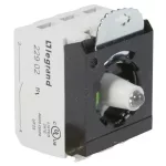 LEGRAND 023007 Osmoz csavaros aljzat - 2 Z 24V~/= - piros