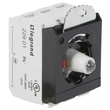 LEGRAND 023015 Osmoz csavaros aljzat - Z+Ny 230V~ - zöld