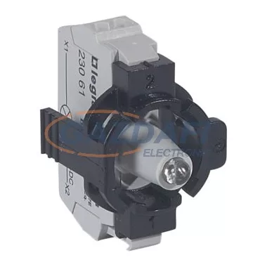 LEGRAND 023111 Osmoz rugós aljzat - 24V~/= piros