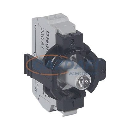 LEGRAND 023111 Osmoz rugós aljzat - 24V~/= piros