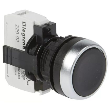 LEGRAND 023706 Osmoz süllyesztett nyomógomb - Z - fekete