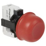   LEGRAND 023711 Osmosis recessed push button - West - red IP67
