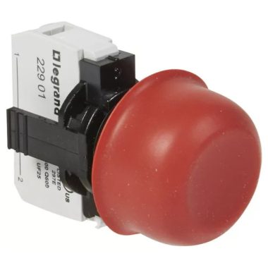 LEGRAND 023711 Osmosis recessed push button - West - red IP67