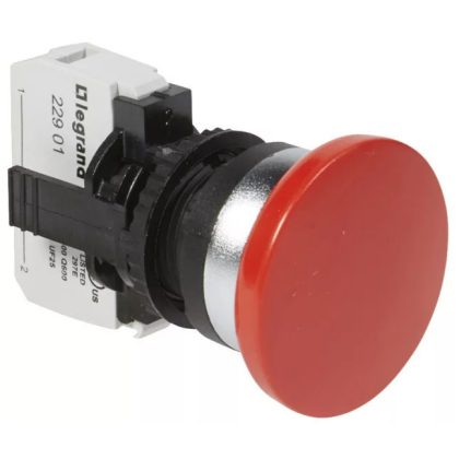 LEGRAND 023716 Osmoz gombafejű nyomógomb - Ny - piros Ø40
