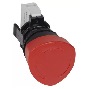LEGRAND 023720 Osmosis emergency stop button with locking release rotation - W - red Ø40