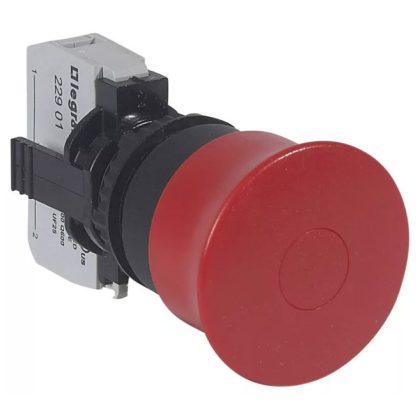   LEGRAND 023721 Osmosis emergency stop button with release pull - W - red Ø40