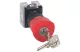 LEGRAND 023727 Osmoz vészleállító gomb reteszoldás kulccsal EN418 - Ny+Z - piros Ø40
