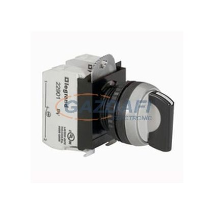   LEGRAND 023731 Osmoz forgatókaros 3 fix állású kapcsoló - 2Z - fekete