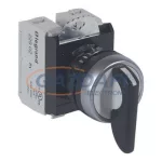   LEGRAND 023735 Osmoz hosszított forgókaros 3 fix állású kapcsoló - 2Z - fekete