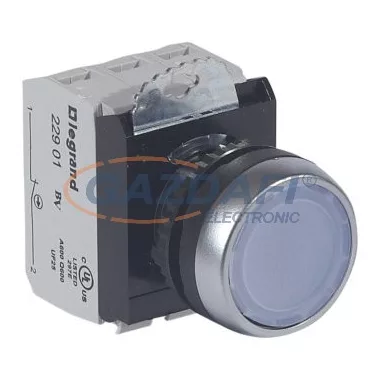 LEGRAND 023750 Osmoz süllyesztett nyomógomb 24V~/= Z+Ny - fehér