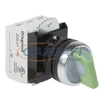   LEGRAND 023762 Osmoz forgókaros 2 fix állású kapcsoló 24V~/= Z+Ny - zöld