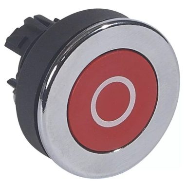 LEGRAND 023818 Osmoz extra flat push button - red with "O" mark Ø30
