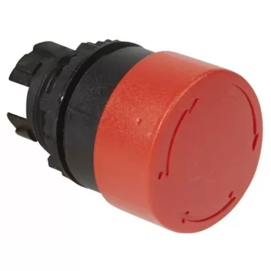 LEGRAND 023880 Osmoz vészleállító gomb reteszoldás forgatással Ø32 - piros