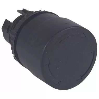 LEGRAND 023881 Osmoz vészleállító gomb reteszoldás forgatással Ø32 - fekete