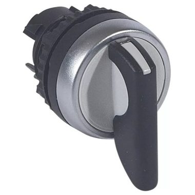 LEGRAND 023941 Osmoz Long Lever 3-Position Right-Wing Pop-Up Switch - Black