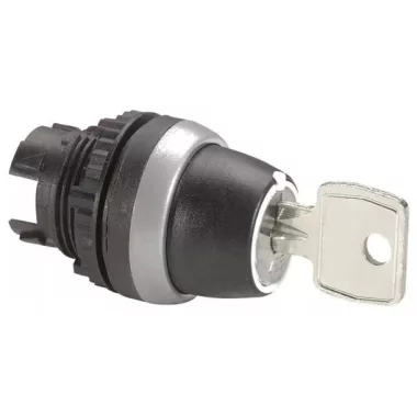 LEGRAND 023951 Osmoz kulcsos 2 fix állású kapcsoló - fekete