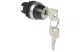 LEGRAND 023960 Osmosis key switch with 3 fixed positions - black