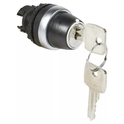   LEGRAND 023963 Osmoz kulcsos 3 fix állású kapcsoló 90° - fekete